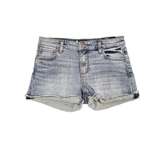 Kut from the Kloth Women's Size 4 Blue Gidget Fray Short - Picture 1 of 8